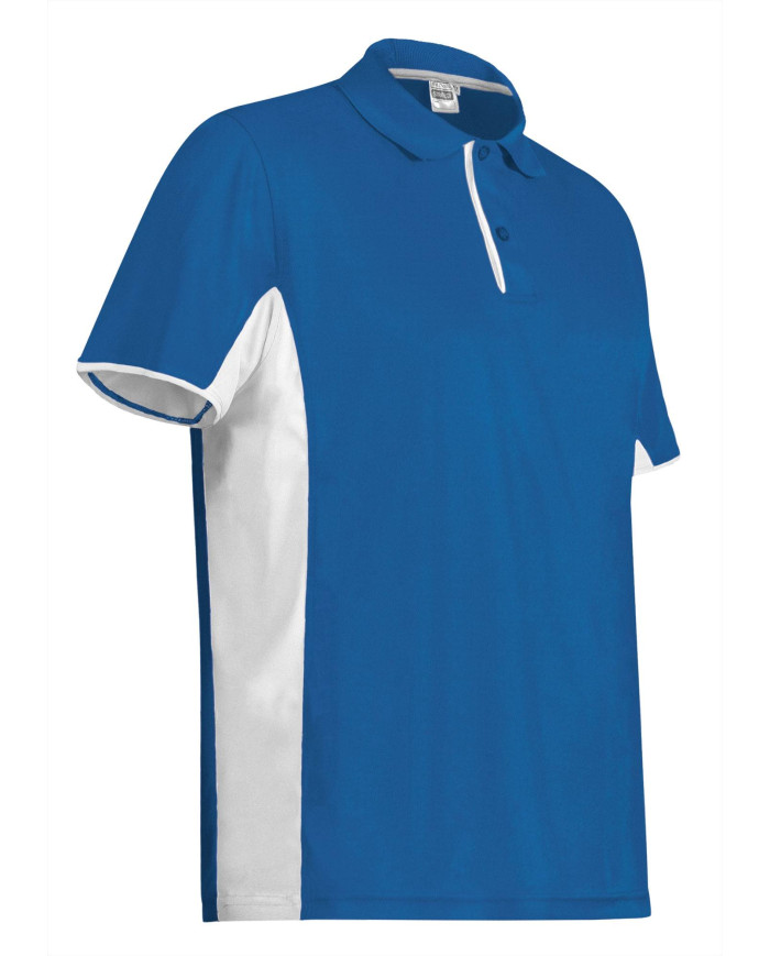 Polo M/C STRATEGY negro-blanco