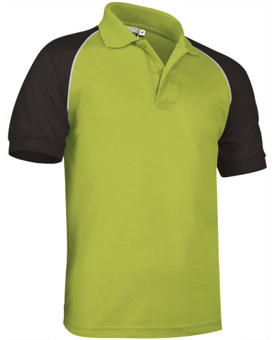 Polo M/C VENUR gris cemento-gris carbón-negro