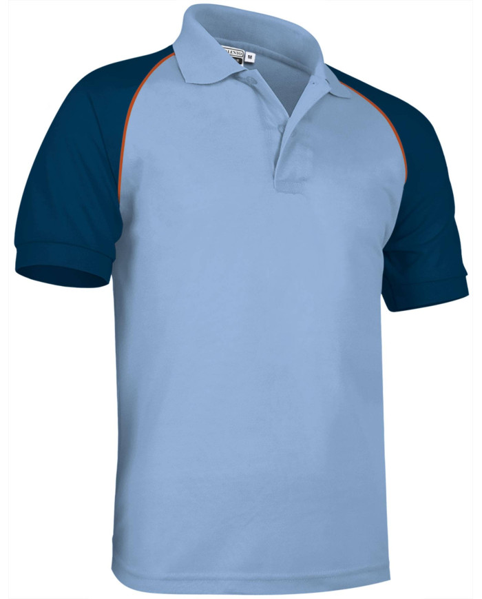 Polo M/C VENUR gris cemento-gris carbón-negro