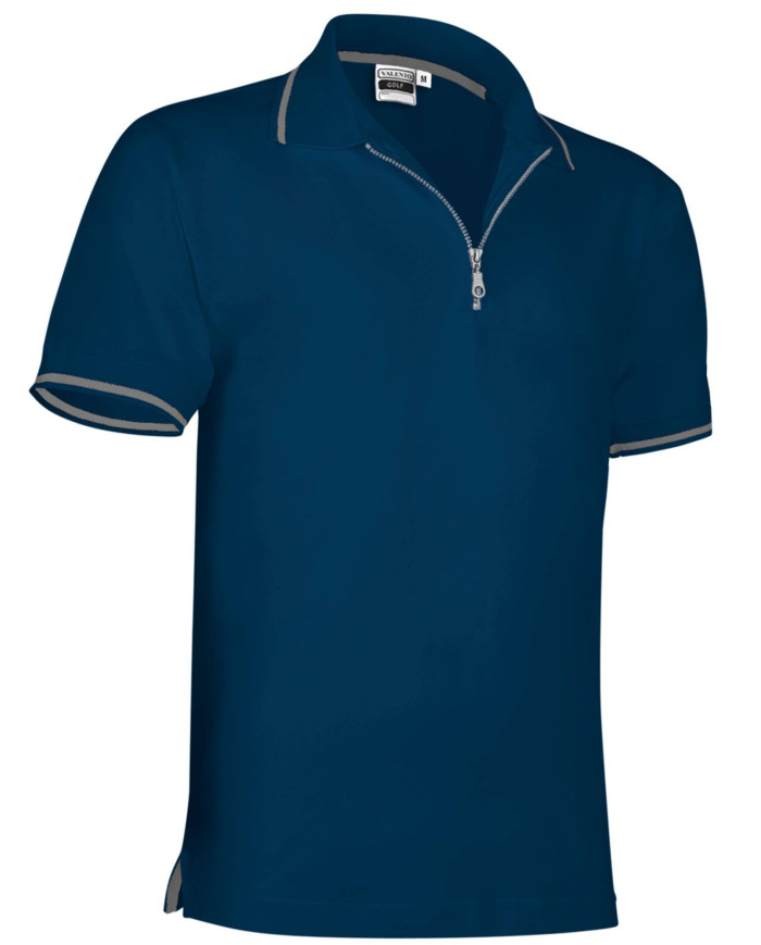 Polo M/C GOLF negro-gris cemento
