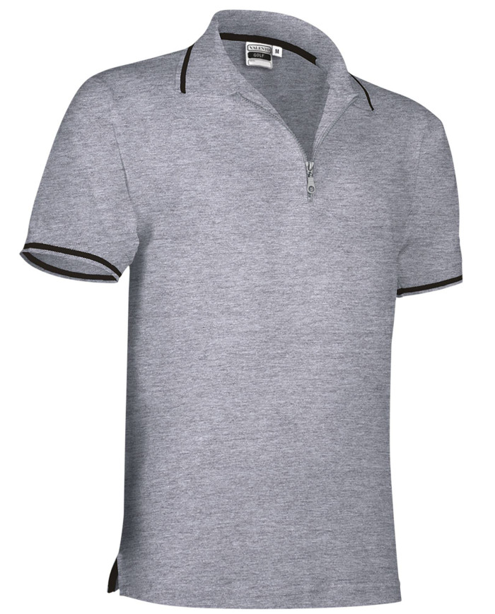 Polo M/C GOLF negro-gris cemento