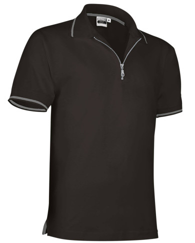 Polo M/C GOLF negro-gris cemento