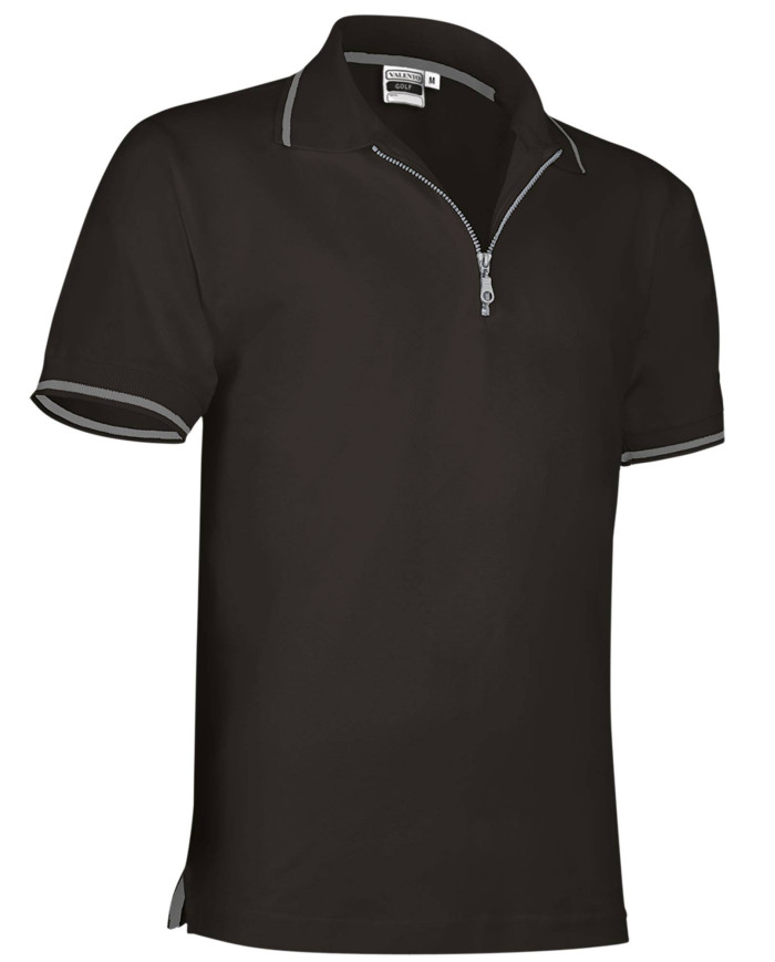 Polo M/C GOLF negro-gris cemento