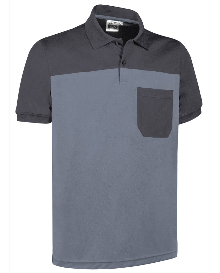 Polo M/C TYPHOON gris humo-gris carbón