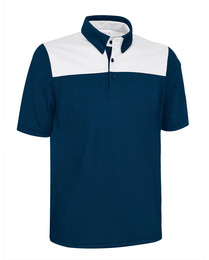 Polo M/C HURRICANE negro-blanco
