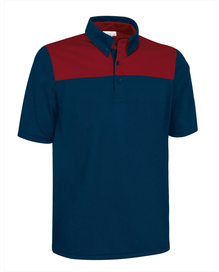 Polo M/C HURRICANE negro-blanco