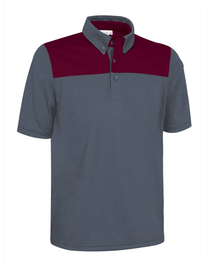 Polo M/C HURRICANE negro-blanco