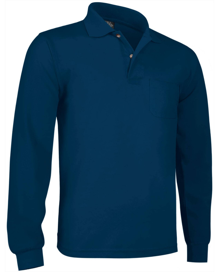 Polo M/L BREDA azul marino orión
