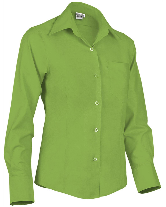Camisa M/L Mujer CEREMONY azul celeste