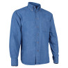 Camisa M/L LION azul denim