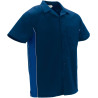 Camisa M/C TRACER azul marino orión-azul royal-blanco