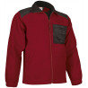 Chaqueta polar NEVADA gris cemento-negro