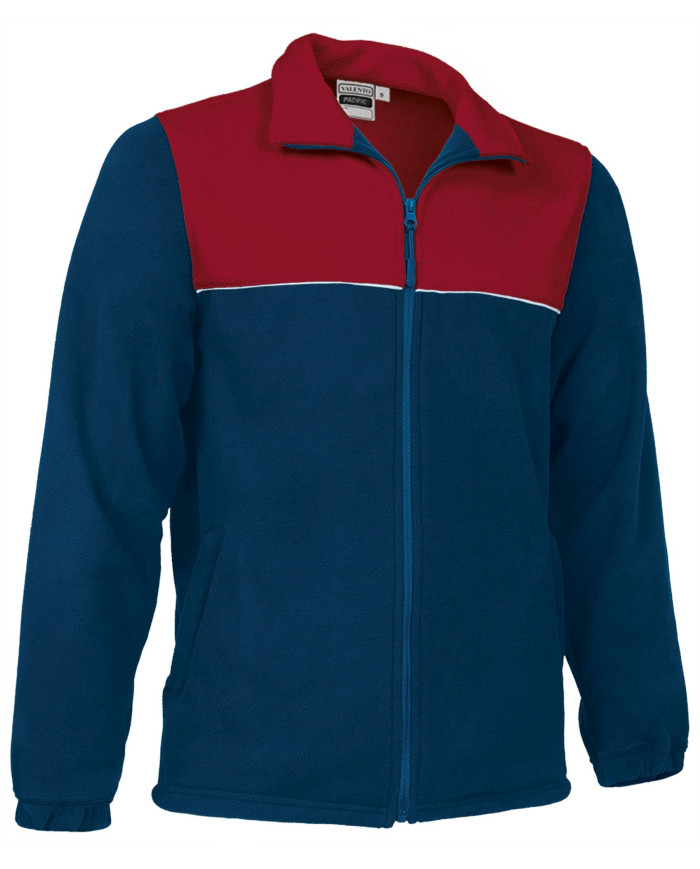 Chaqueta polar PACIFIC negro-gris carbón-blanco