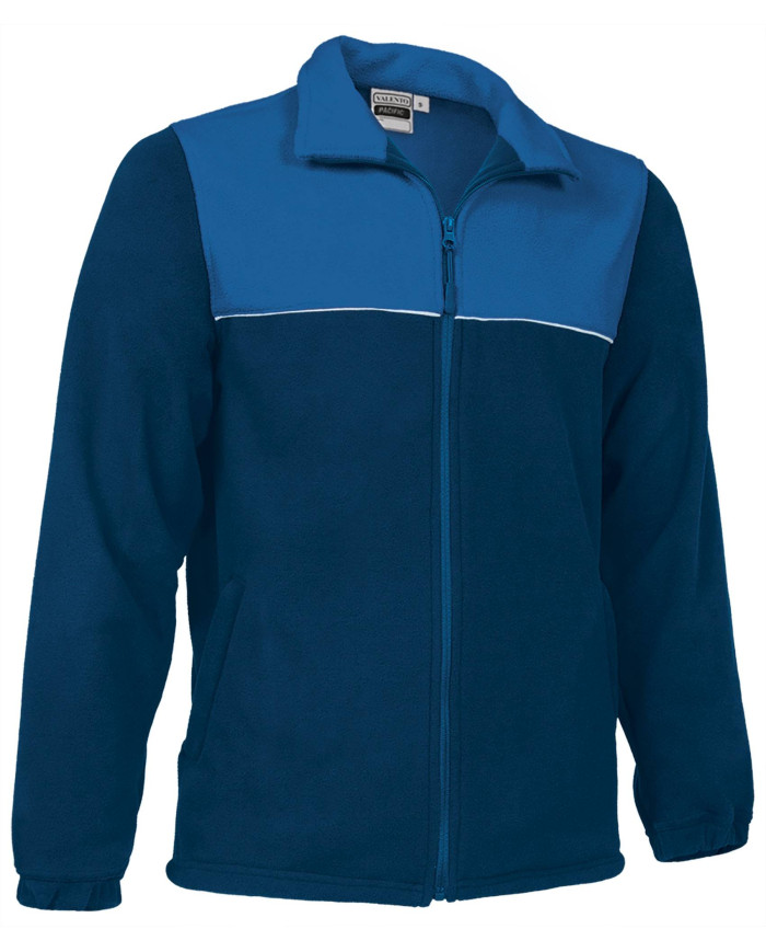 Chaqueta polar PACIFIC negro-gris carbón-blanco