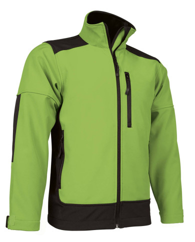 Chaqueta softshell SAPONI gris carbón-negro