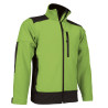 Chaqueta softshell SAPONI gris carbón-negro