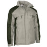 Parka ARKANSAS gris carbón-negro