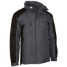 Parka ARKANSAS gris carbón-negro