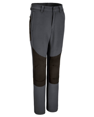 Pantalón trekking MERIDIUM marron nogal-negro
