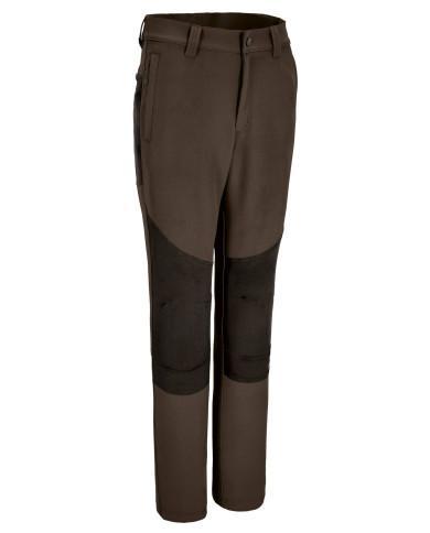 Pantalón trekking MERIDIUM marron nogal-negro