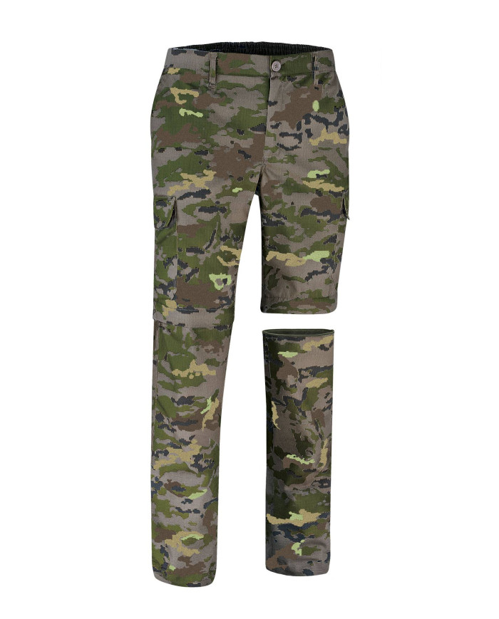 Pantalón desmontable BIRDMAN pixelado gris