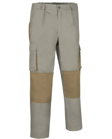 Pantalón DARKO gris cemento-gris carbón-naranja fiesta