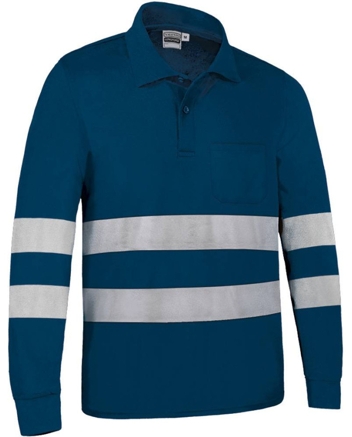 Polo M/L LONGFORD azul marino orión