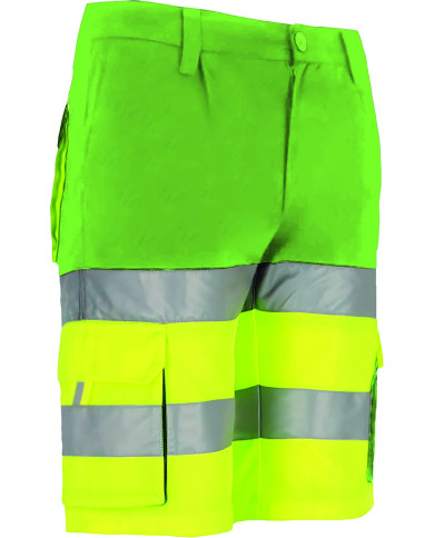 Bermuda A.V. BRANDON naranja fluor-gris carbon