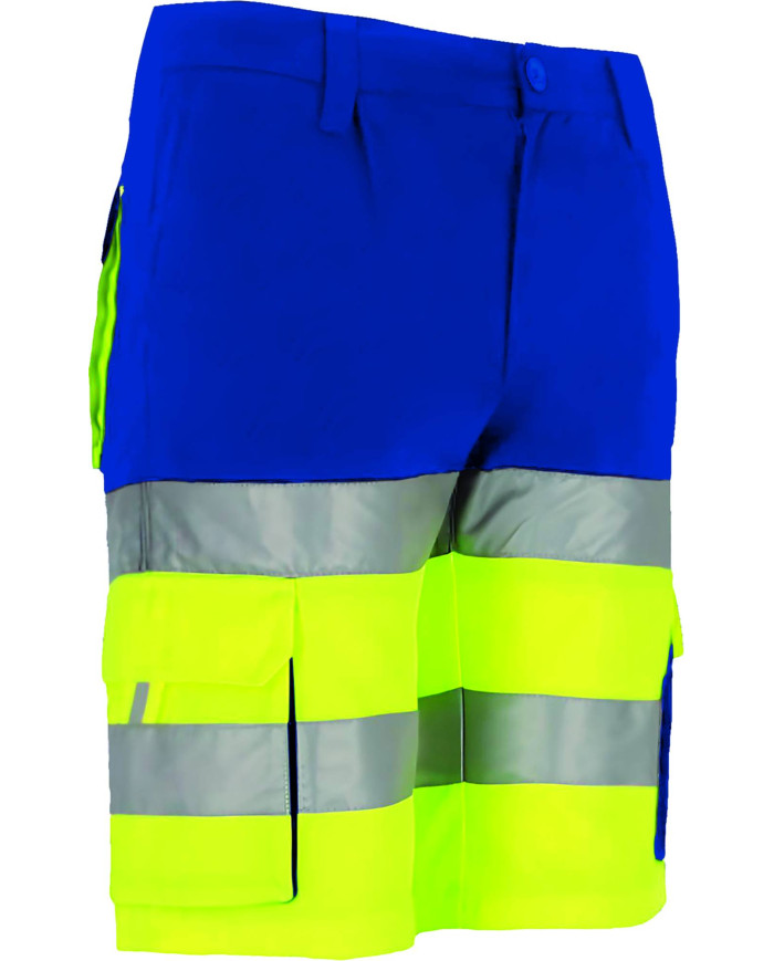 Bermuda A.V. BRANDON naranja fluor-gris carbon