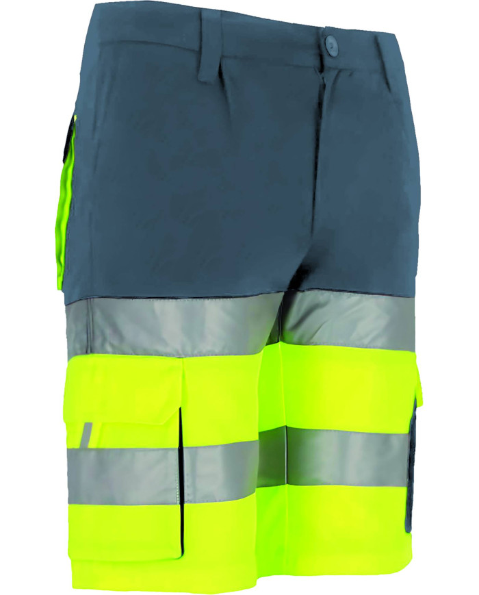 Bermuda A.V. BRANDON naranja fluor-gris carbon