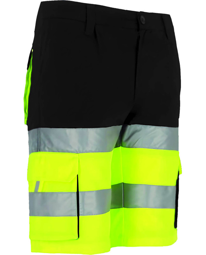 Bermuda A.V. BRANDON naranja fluor-gris carbon