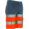 Bermuda A.V. BRANDON naranja fluor-gris carbon