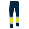 Pantalón A.V. RIGEL naranja flúor-azul marino orión