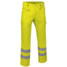 Pantalón A.V. TRAIN naranja flúor-azul marino orión