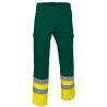 Pantalón A.V. TRAIN naranja flúor-azul marino orión