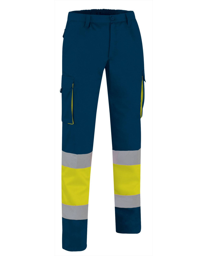 Pantalón A.V. FACTORY naranja fluor-gris carbon
