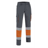 Pantalón A.V. FACTORY naranja fluor-gris carbon
