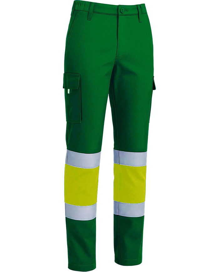Pantalón A.V. STARLIFE naranja fluor-gris carbon