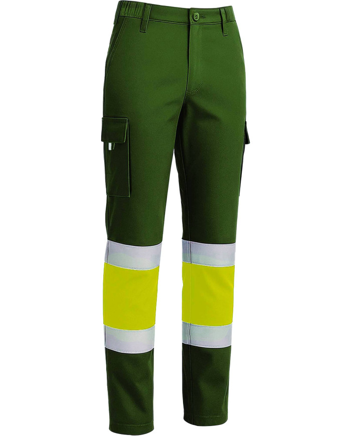 Pantalón A.V. STARLIFE naranja fluor-gris carbon