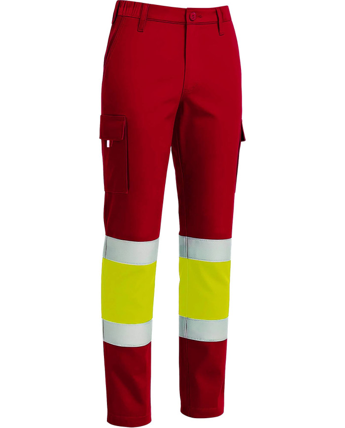 Pantalón A.V. STARLIFE naranja fluor-gris carbon