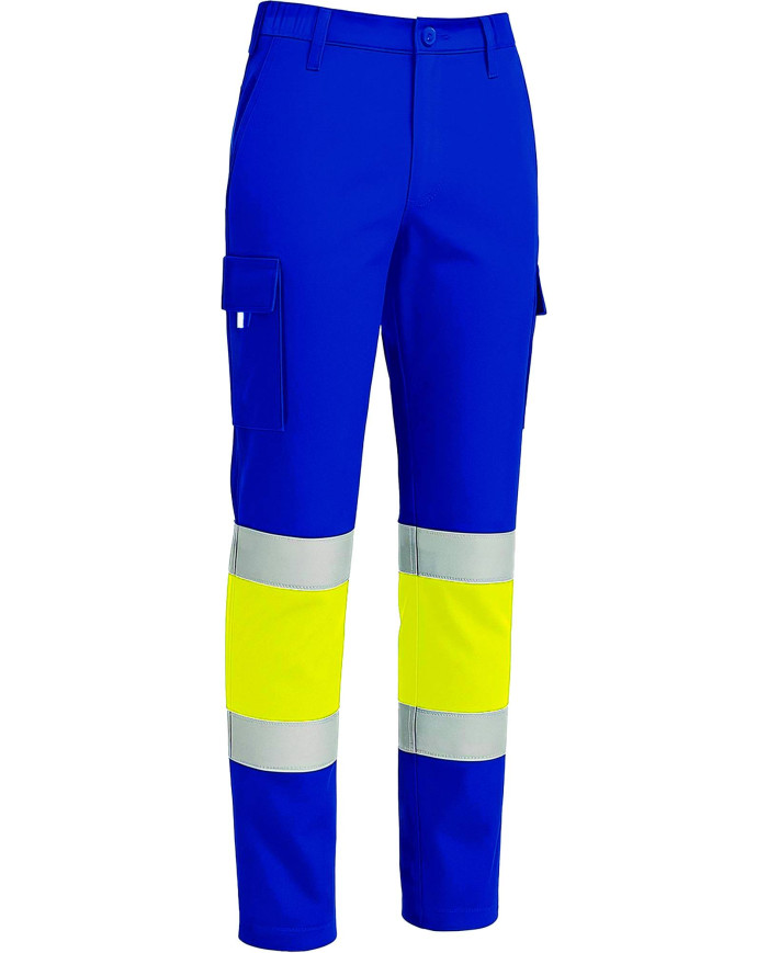 Pantalón A.V. STARLIFE naranja fluor-gris carbon
