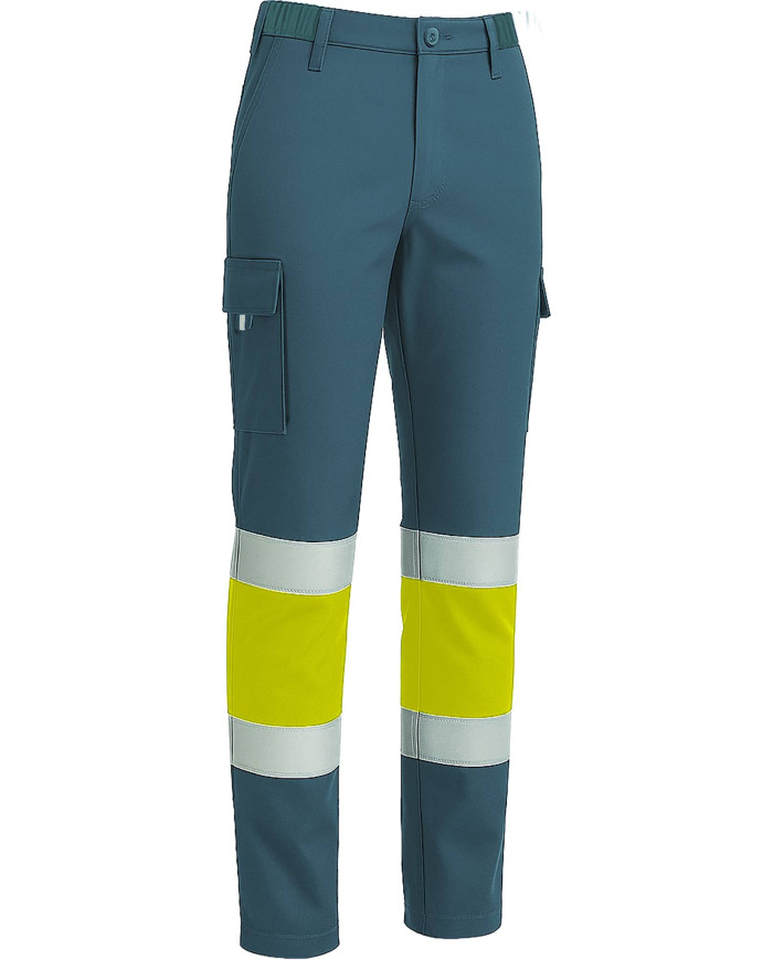 Pantalón A.V. STARLIFE naranja fluor-gris carbon