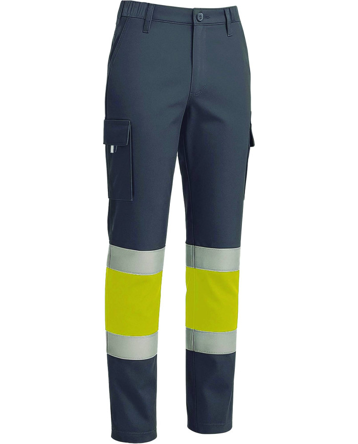 Pantalón A.V. STARLIFE naranja fluor-gris carbon