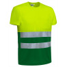 Camiseta A.V. M/C DEMOLITION naranja fluor-gris carbon