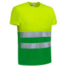 Camiseta A.V. M/C DEMOLITION naranja fluor-gris carbon