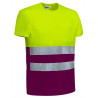 Camiseta A.V. M/C DEMOLITION naranja fluor-gris carbon