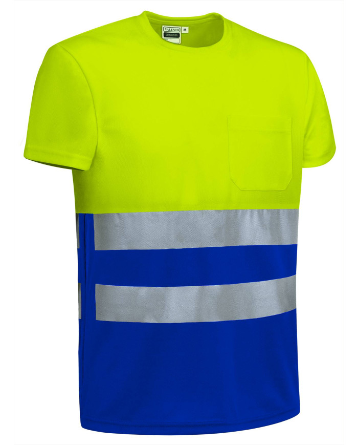 Camiseta A.V. M/C DEMOLITION naranja fluor-gris carbon