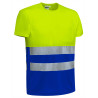 Camiseta A.V. M/C DEMOLITION naranja fluor-gris carbon
