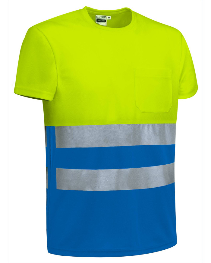 Camiseta A.V. M/C DEMOLITION naranja fluor-gris carbon