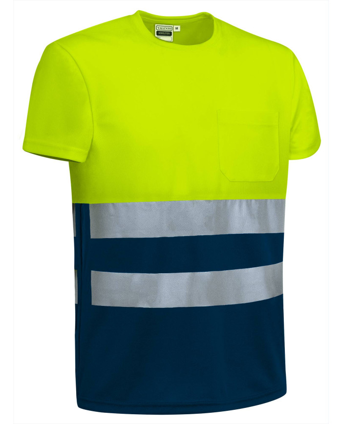 Camiseta A.V. M/C DEMOLITION naranja fluor-gris carbon
